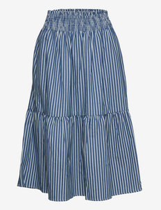 Tanya Skirt - midi skirts - stripe