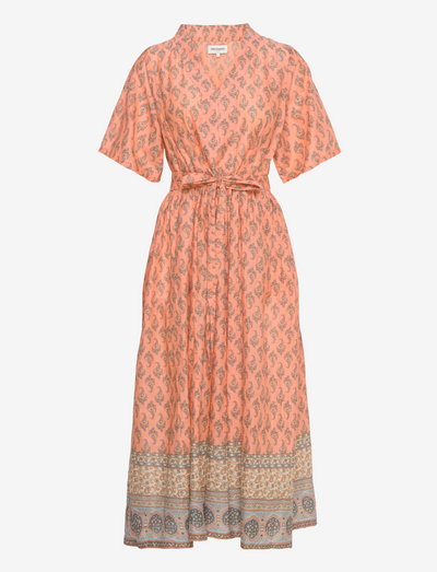 Sumia Dress - sukienki do kolan i midi - coral