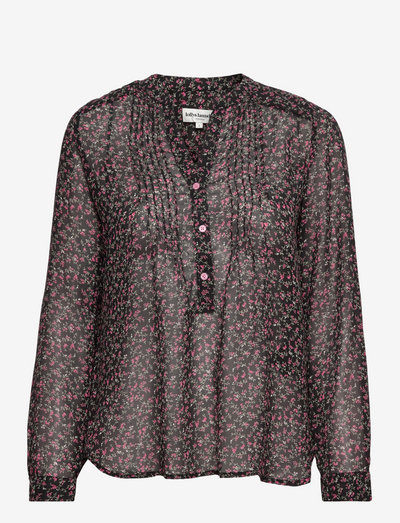 Helena Shirt - long sleeved blouses - 74 flower print