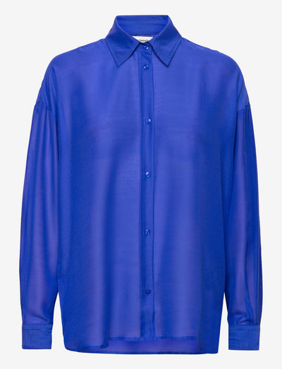 Nola Shirt - long-sleeved shirts - 97 neon blue