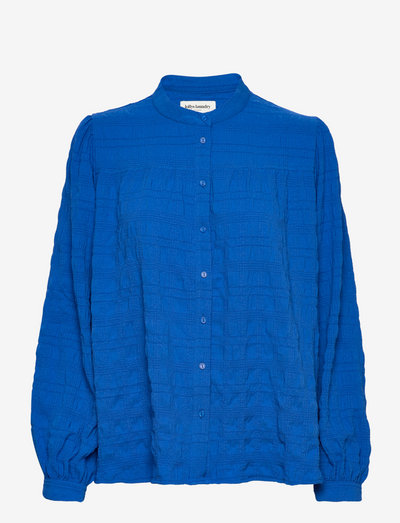 Nicky Shirt - long sleeved blouses - blue