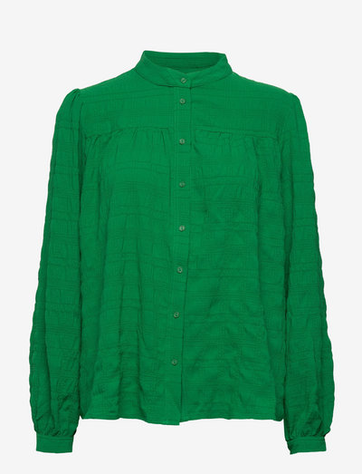 Nicky Shirt - long sleeved blouses - green