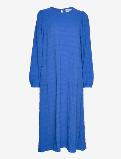 Lucas Dress - midi dresses - blue
