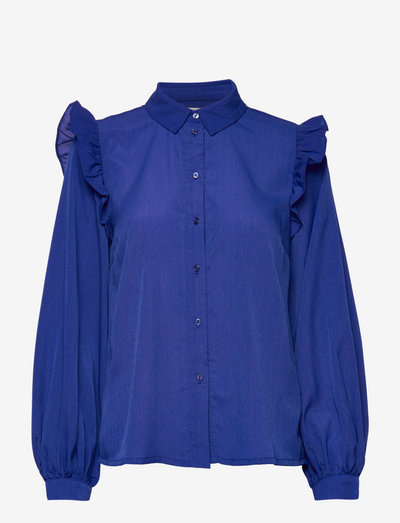 Alexis Shirt - long-sleeved shirts - 20 blue