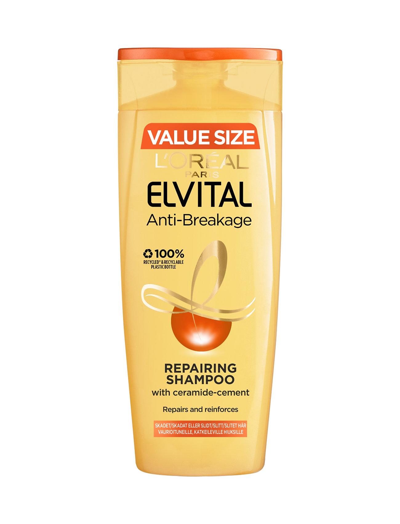 L'oréal Paris Elvital Anti-Breakage Shampoo 400Ml Shampoo Nude L'Oréal Paris