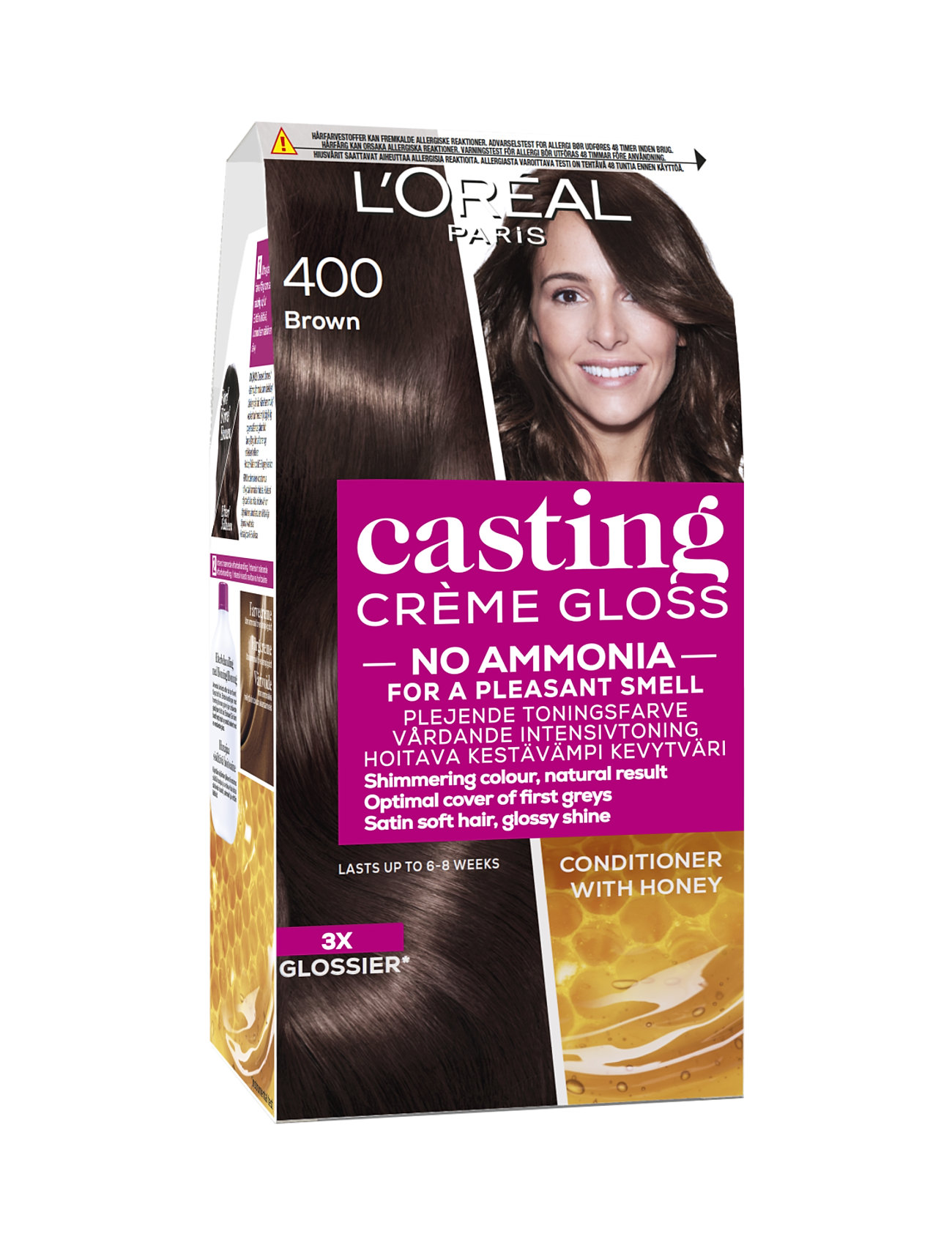 L'oréal Paris Casting Creme Gloss 400 Brown Beauty Women Hair Care Color Treatments Nude L'Oréal Paris