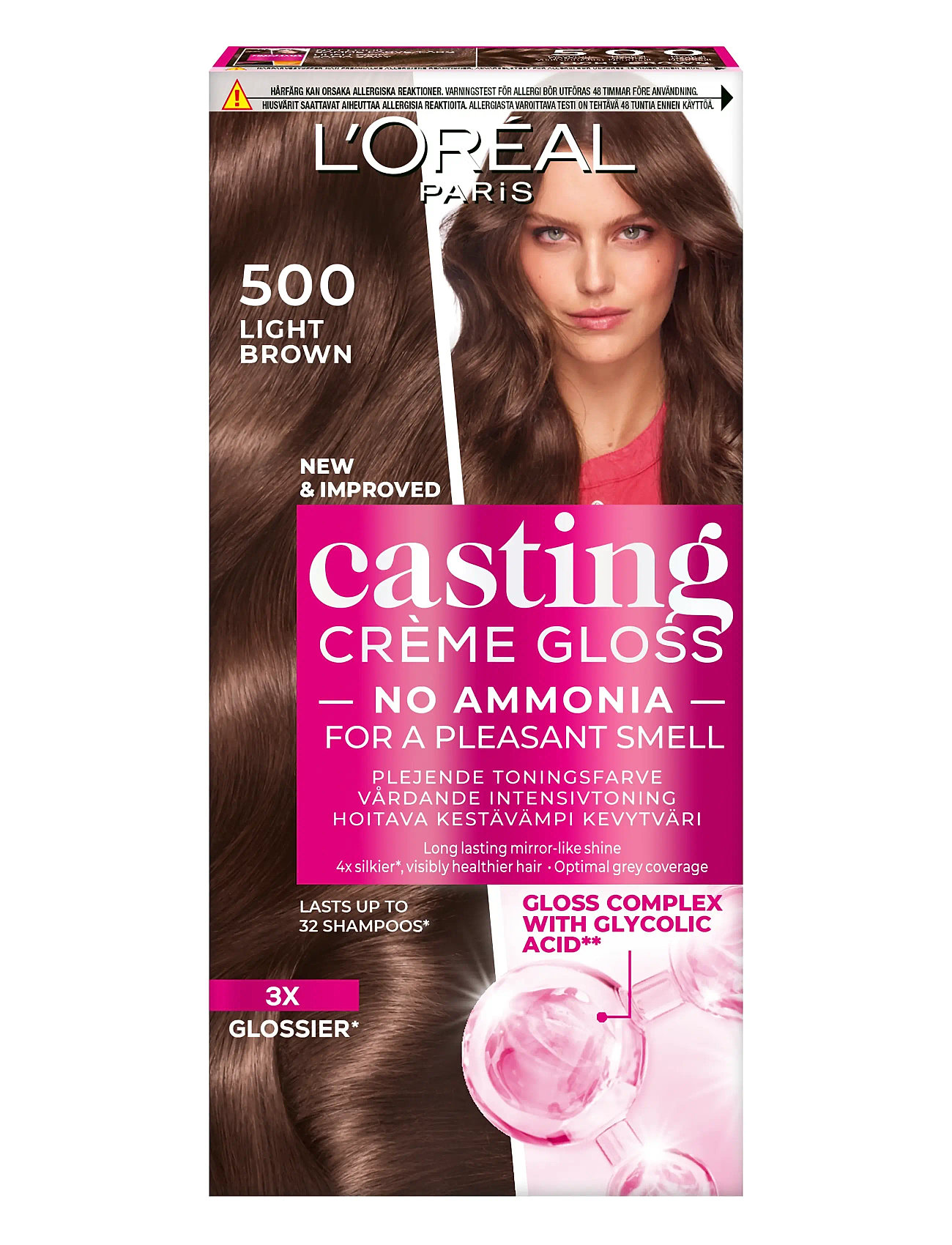 L'Oréal Paris L'oréal Paris Casting Creme Gloss 500 Light Brown, One Size, Nude, Pleje > Farvebehandlinger, Dame
