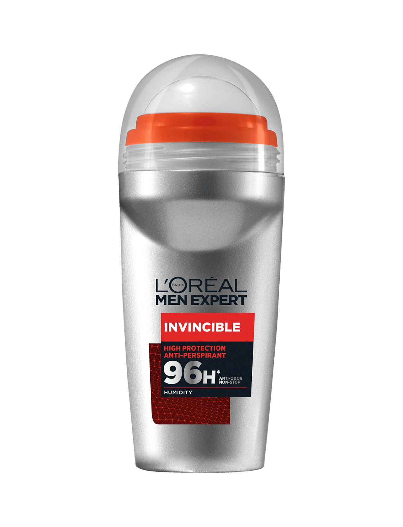 L'Oréal Paris L'oréal Paris Men Expert Invincible 96H Anti-Perspirant Deodorant Roll-On 50 ml, 50 ml, Nude, Deodoranter > Roll-On, Herre