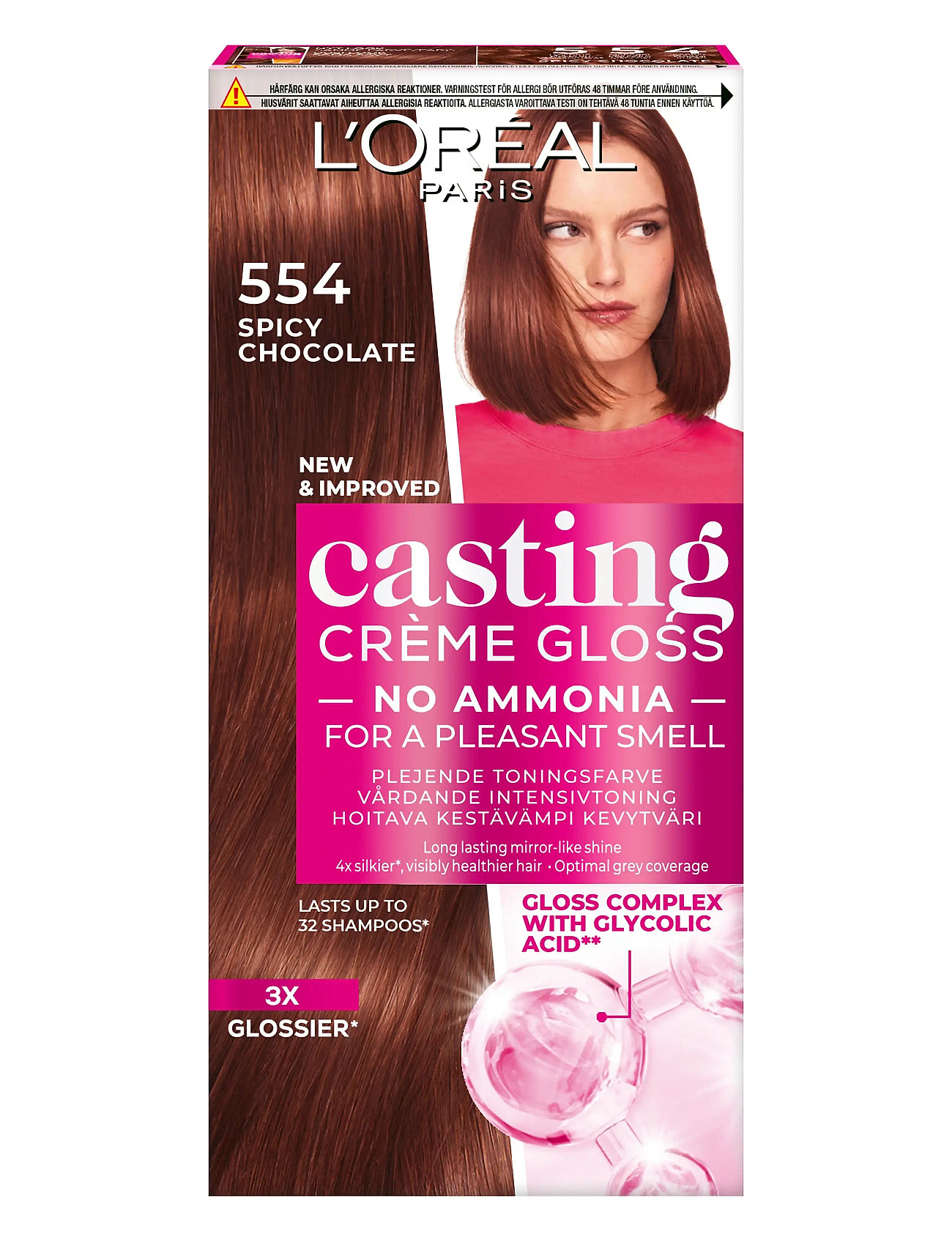 L'Oréal Paris L'oréal Paris Casting Creme Gloss 554 Spic Chocolate, One Size, Nude, Pleje > Farvebehandlinger, Dame