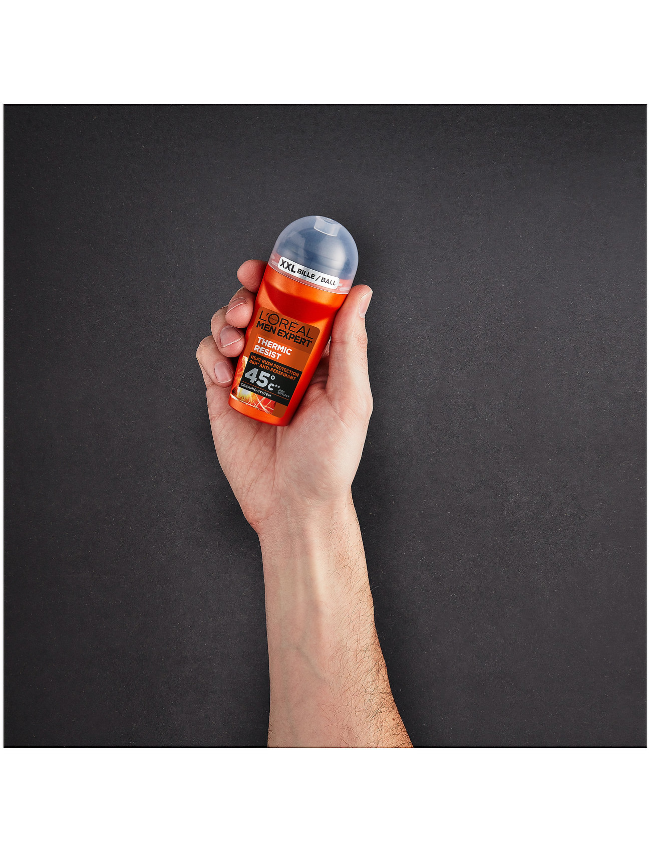 L'Oréal Paris L'oréal Men Expert Thermic-Resist Deo-Roll-On-48H, 50 ml, Nude, Deodoranter > Roll-On, Herre