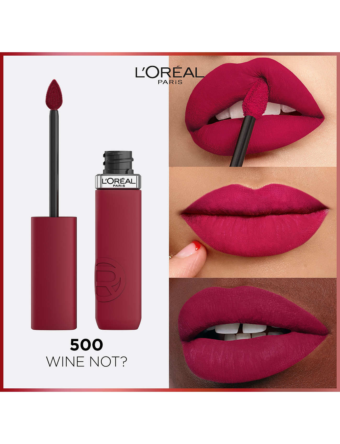 L'Oréal Paris L'oréal Paris Infaillible Matte Resistance Wine Not? 500 Röd