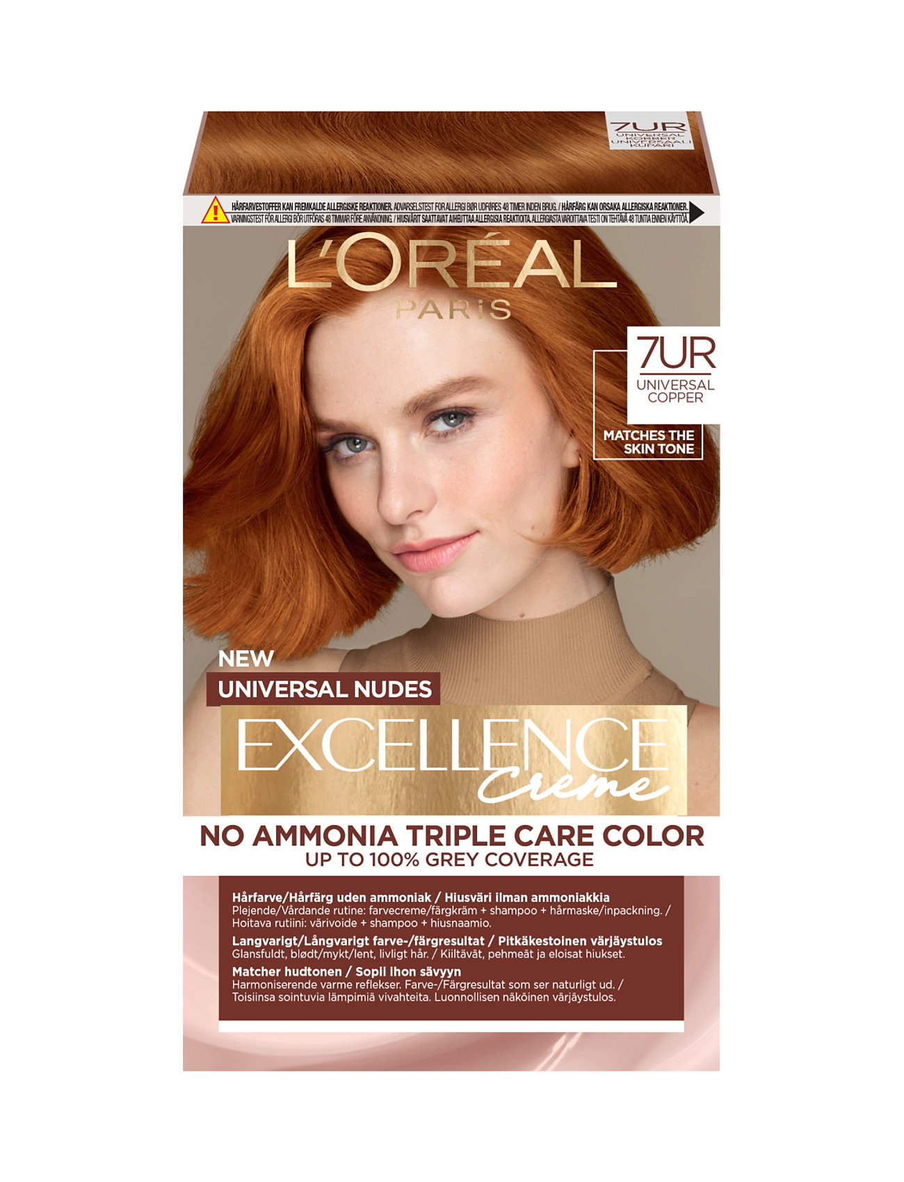 L'oréal Paris, Excellence, Universal Nudes, Hair Color That Matches All Skin T S Beauty Women Hair Care Color Treatments L'Oréal Paris