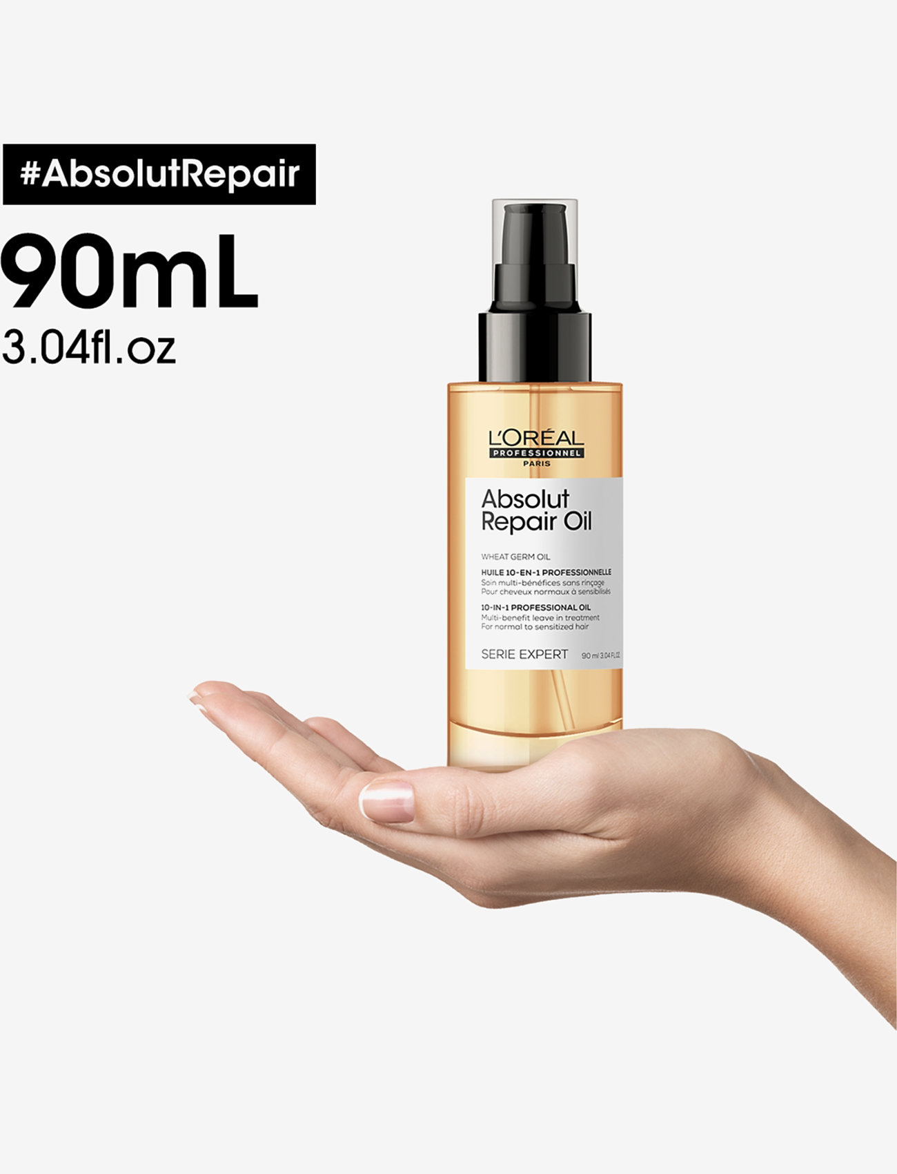 L'Oréal Professionnel - Absolute Repair 10-in-1 Professionnel Oil - hårolje - clear - 1