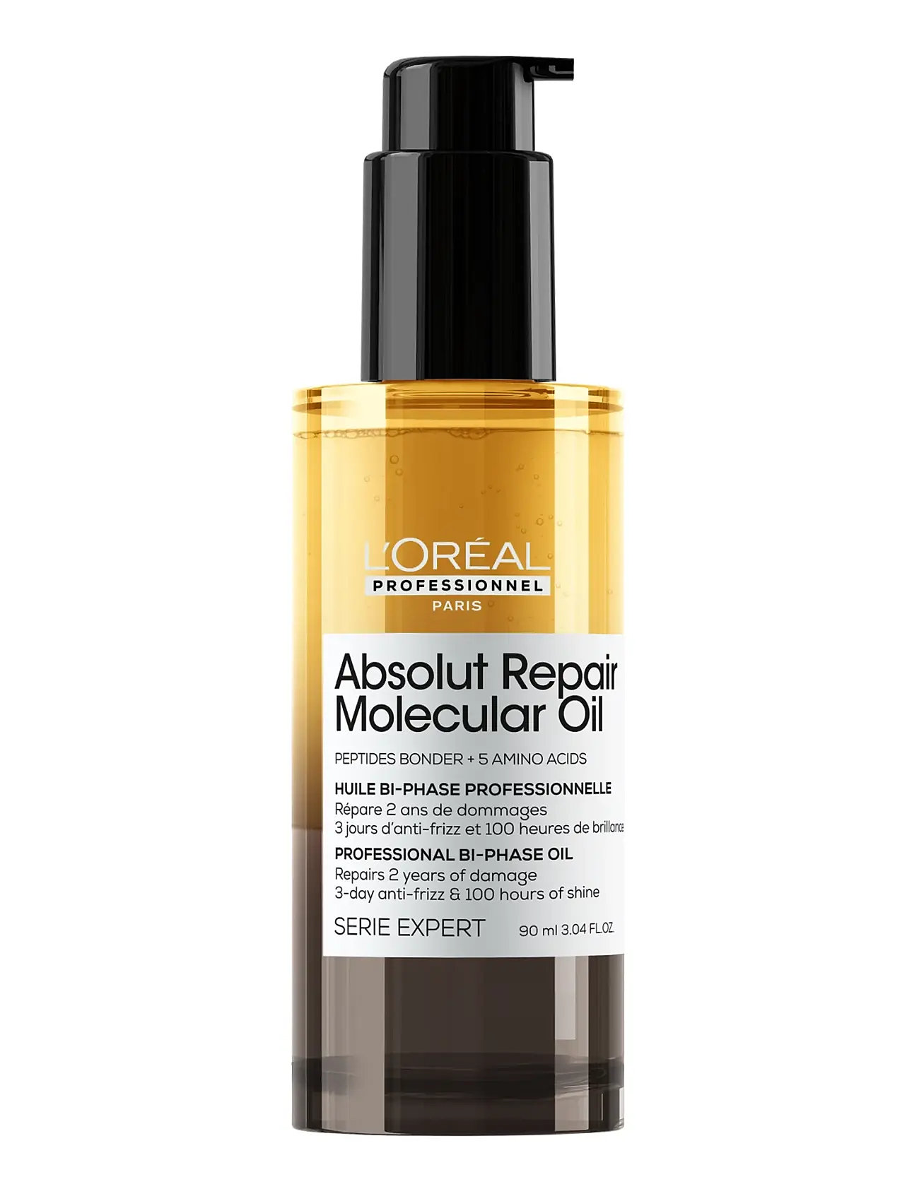 L'Oréal Professionnel L'oréal Professionnel Absolut Repair Molecular Bi-Phase Oil 90 ml, 90 ml, Nude, Pleje > Hårolie, Dame