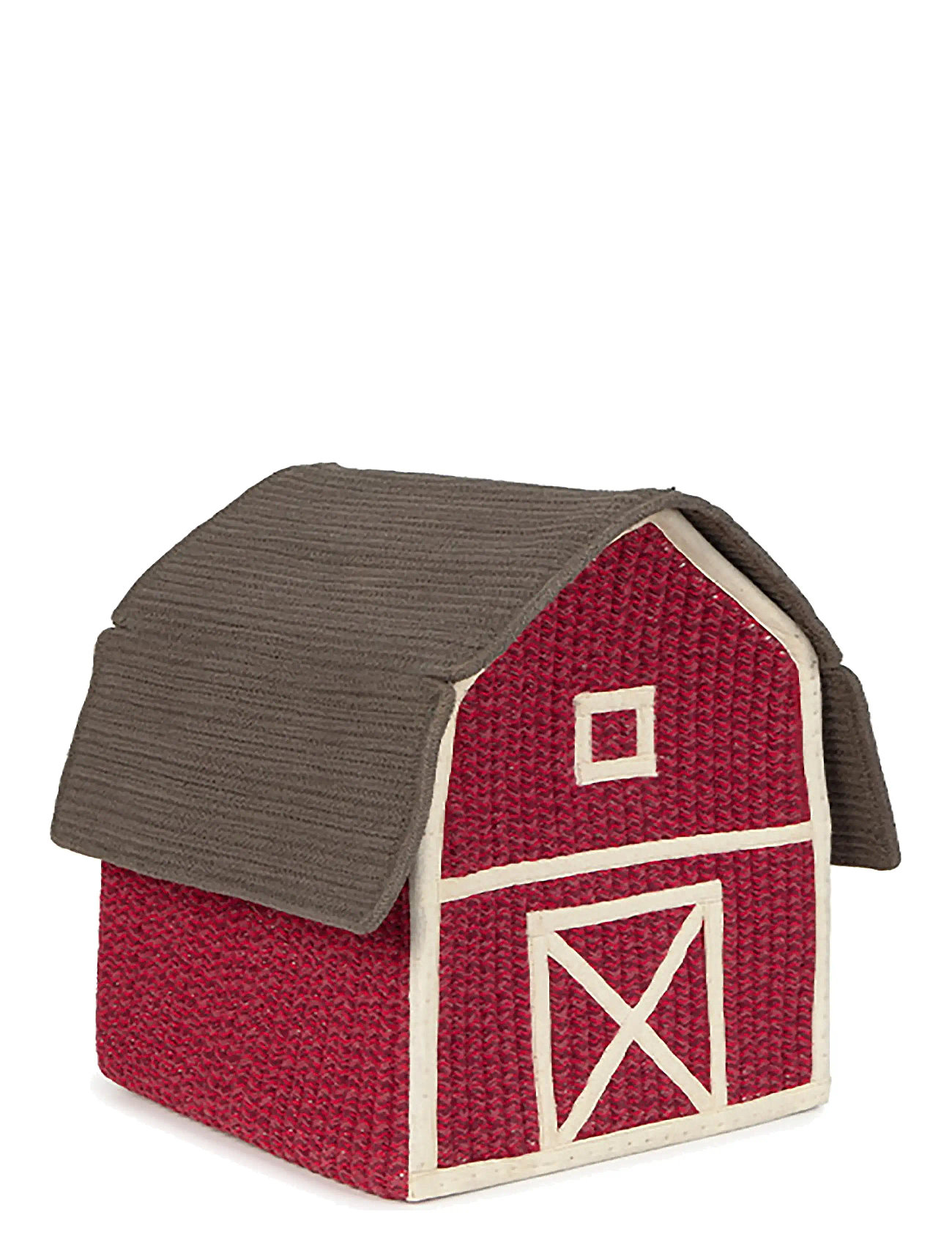 Lorena Canals Basket Farm House, 32X 34X 41 cm, Red, Opbevaring > Opbevaringskurve, Børn