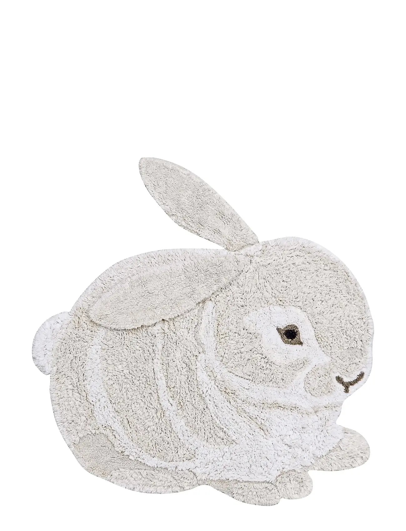 Lorena Canals Washable Animal Rug Bunny, 135X 130 cm, Cream, Tæpper Og Plaider > Asymmetriske Tæpper, Børn