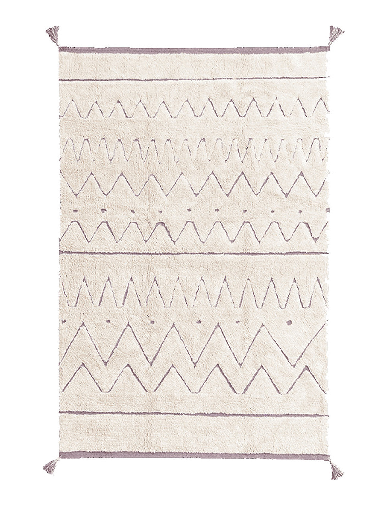Rugcycled Washable Rug Azteca Cream Lorena Canals 49634