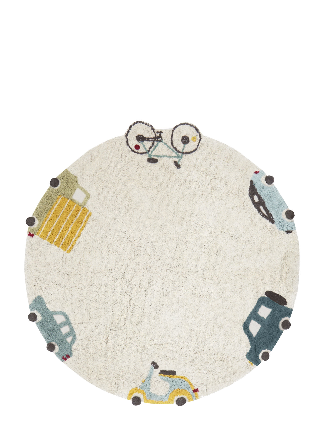 Washable Rug Wheels Patterned Lorena Canals