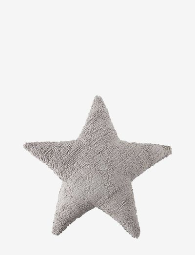 Cushion Star Blue - cushions - grey