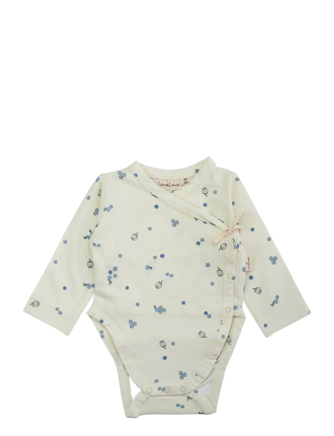LouieLouie Wrap Body - Jersey, 56, Cream, Kroppe > Wrap-Kroppe, Børn