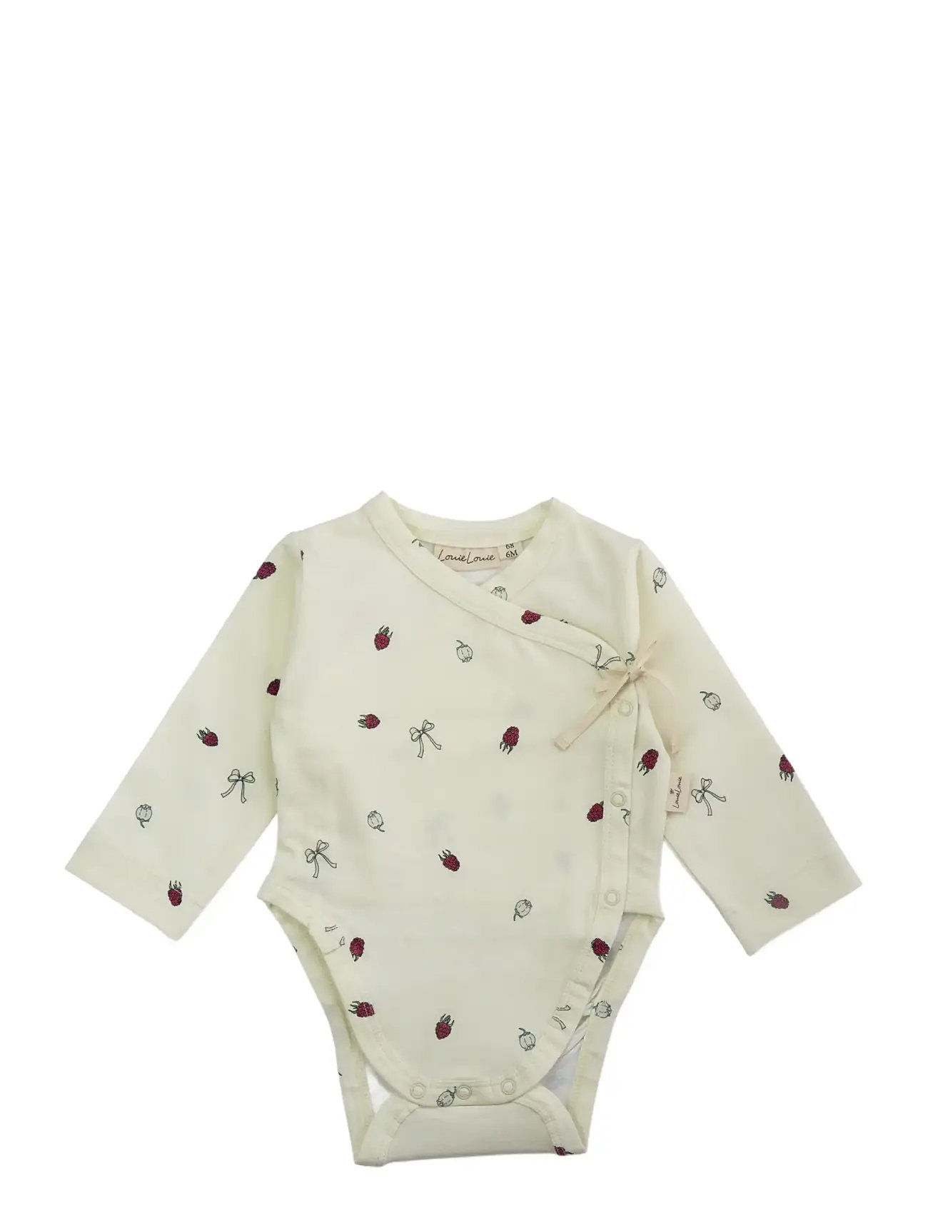 LouieLouie Wrap Body - Jersey, 50, Cream, Kroppe > Wrap-Kroppe, Børn