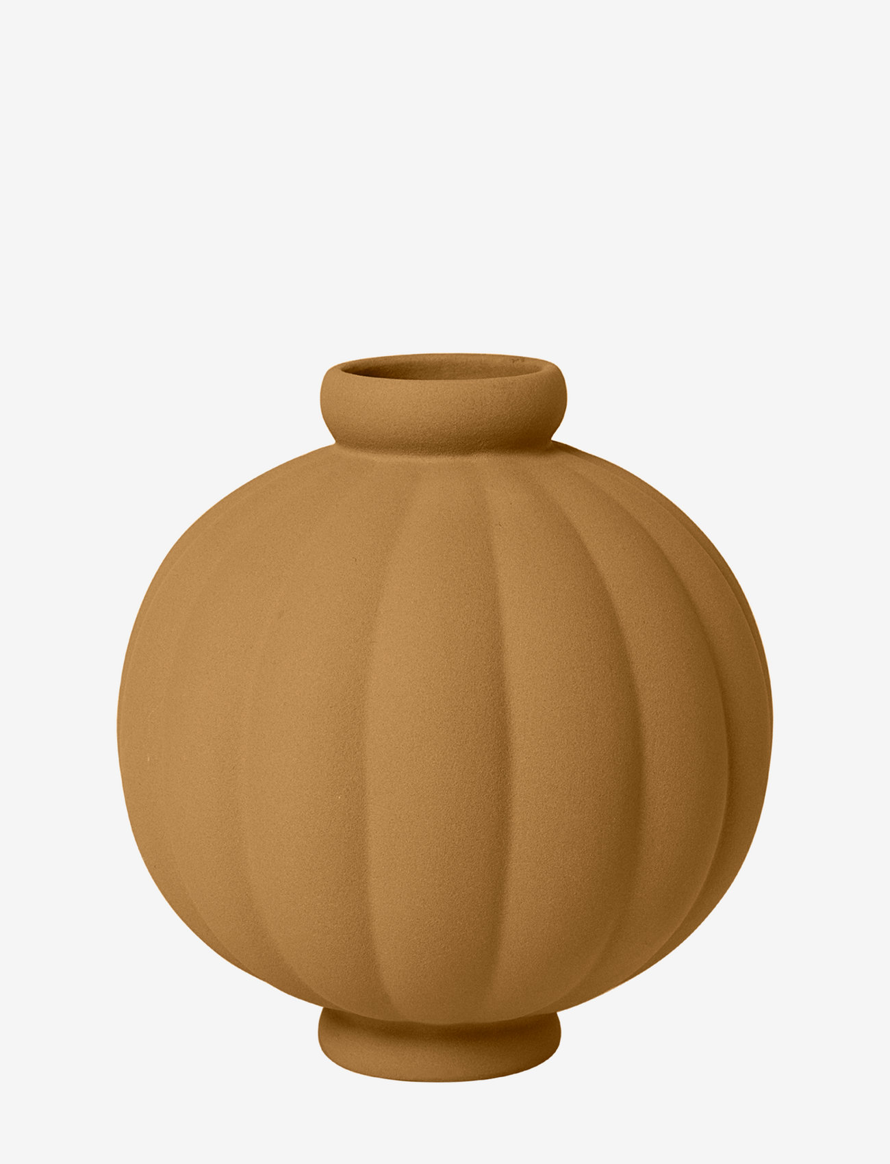 Louise Roe - Ceramic Balloon Vase #01 - vaser - sanded ocker - 0
