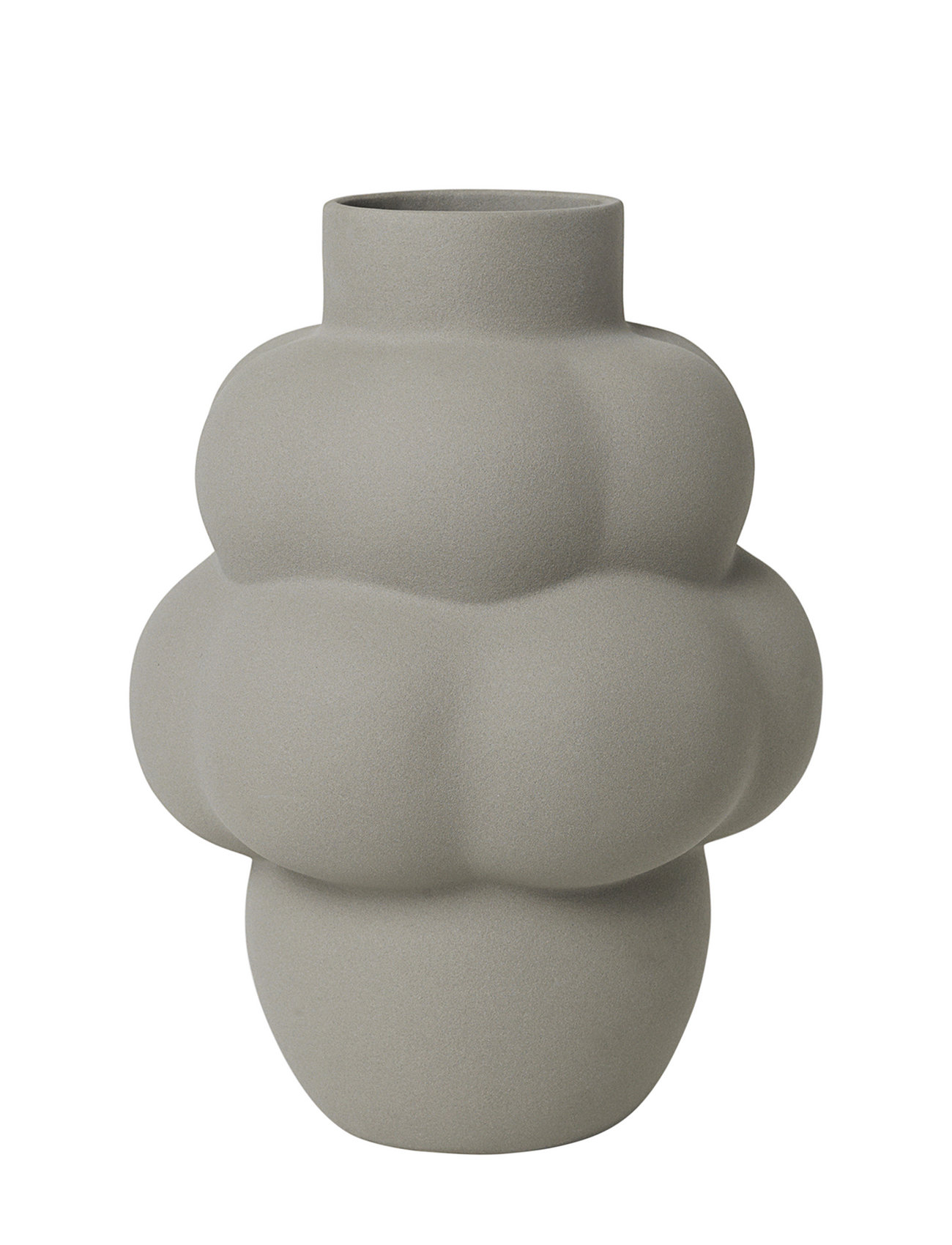 Ceramic Balloon Vase 04 Grey LOUISE ROE