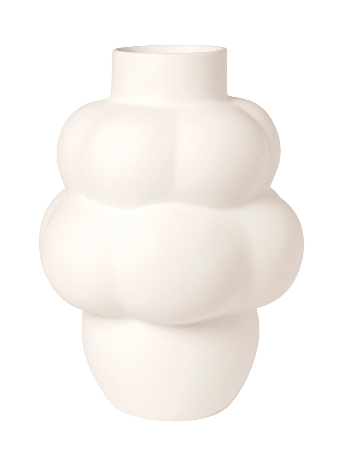 Ceramic Balloon Vase #04 Home Decoration Vases White LOUISE ROE