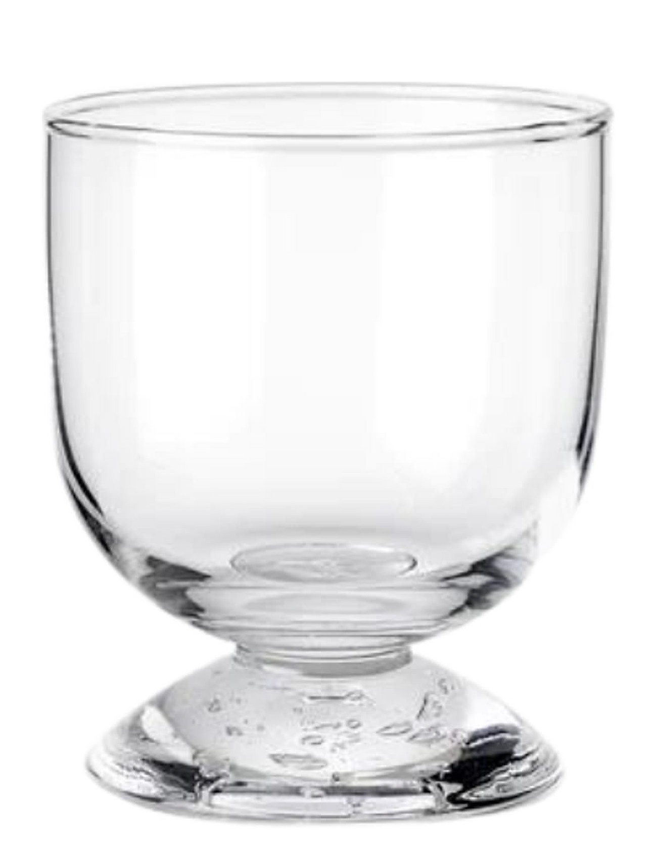 Bubble Glass, Water Low, Plain Top Home Tableware Glass Drinking Glass Nude LOUISE ROE