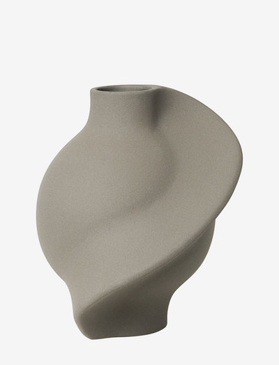 Ceramic Pirout Vase #01 - vasen - sanded grey