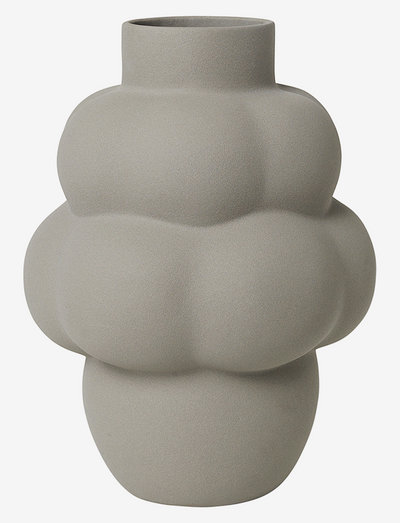 Ceramic Balloon Vase #04 - vasen - sanded grey