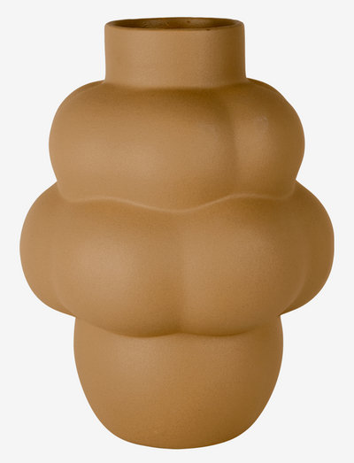 Ceramic Balloon Vase #04 - vasen - sanded ocker