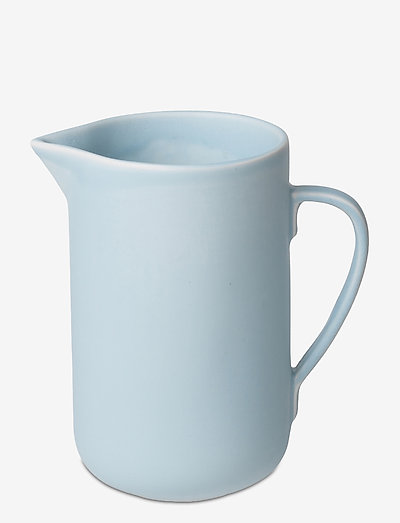 Ceramic PISU #14 Pitcher - piena trauciņi - sky blue