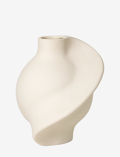 Ceramic Pirout vase #02 - vasen - raw white