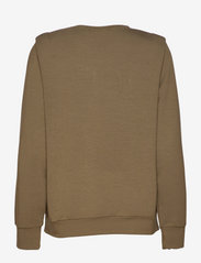 Lounge Nine - LNKira Shoulderpad Sweatshirt - sweaters - tarmac - 2