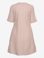 Lounge Nine - LNFlye Dress - shirt dresses - pecan brown stripe - 1
