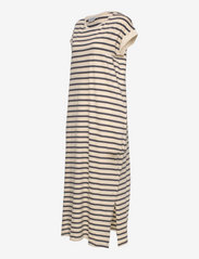 Lounge Nine - LNKya Long Dress - summer dresses - navy oat stripe - 2