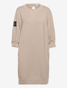 LNKira Sweat Dress - sommerkjoler - vintage khaki