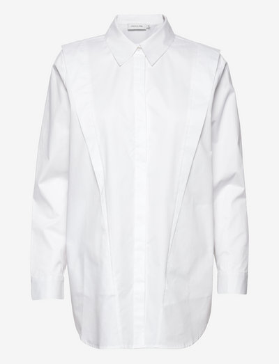 LNBioa Long Shirt - long-sleeved shirts - snow white