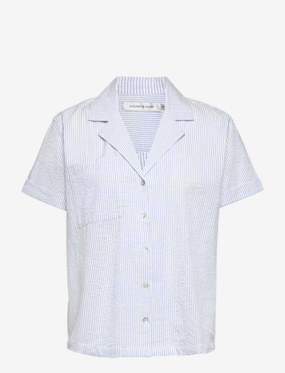 LNFlye SS Shirt - short-sleeved shirts - blue heron small stripe