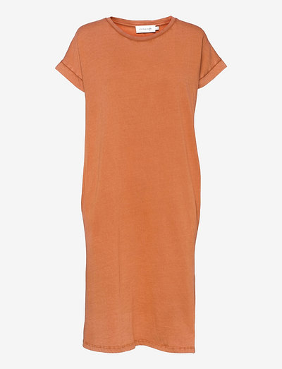 LNHanky Dress - summer dresses - pecan brown