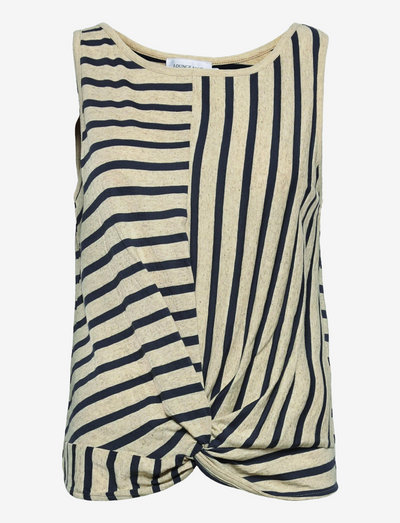 LNKyaTank Top - sleeveless blouses - navy oat stripe