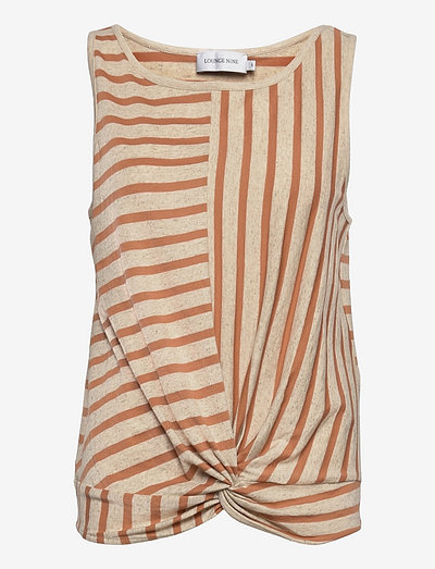 LNKyaTank Top - sleeveless blouses - pecan oat stripe