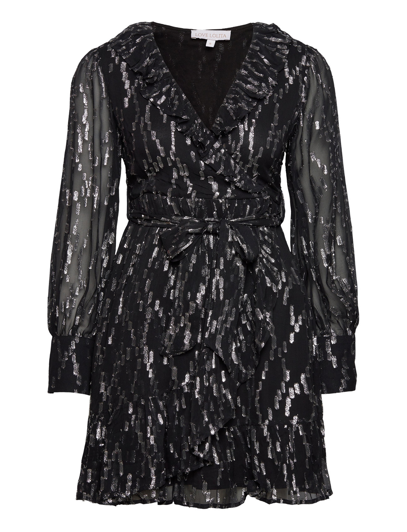 Cordelia Dress Kort Kjole Black Love Lolina