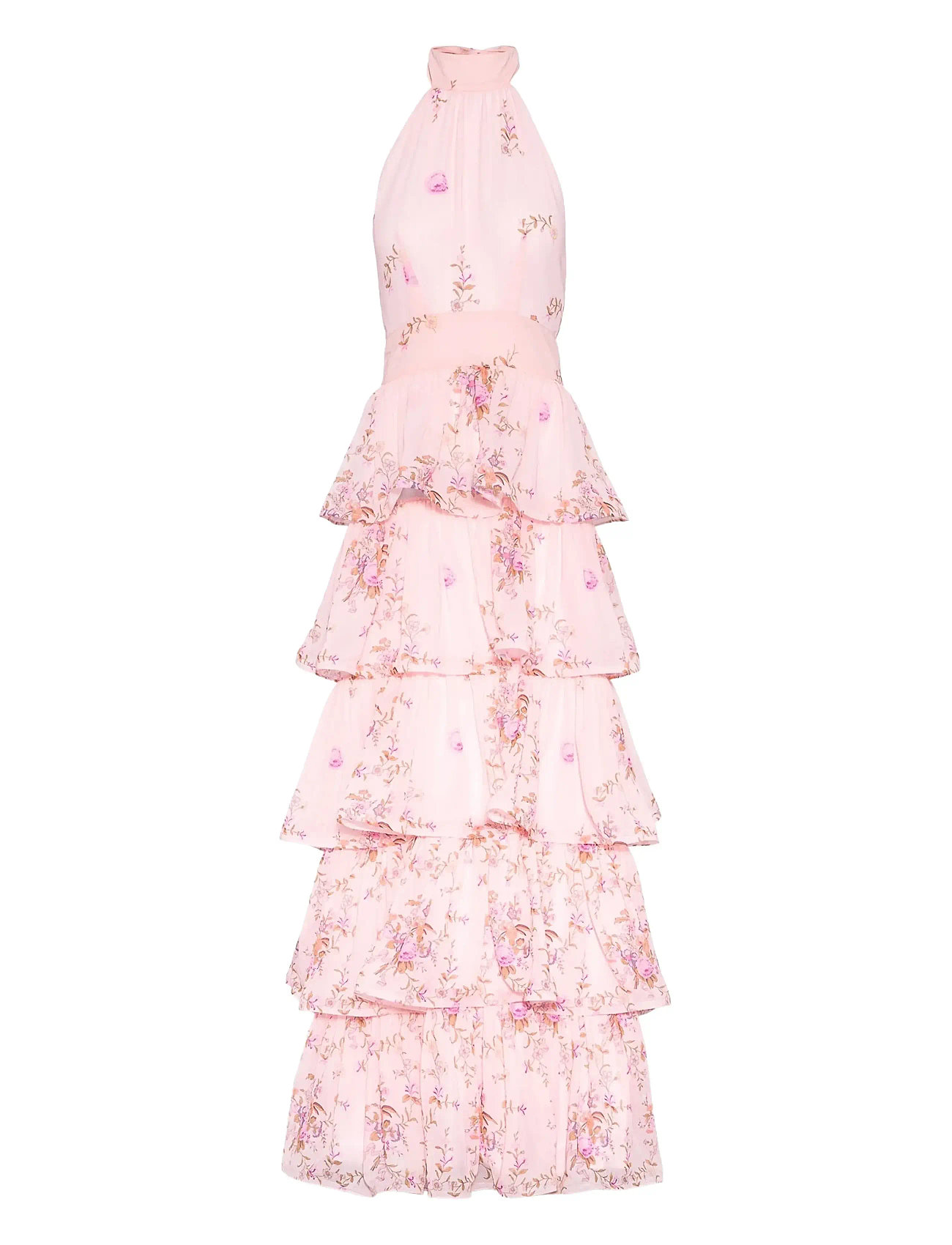 Love Lolina Angeline Maxi Dress, M, Pink, Kjoler > Maxikjole, Dame