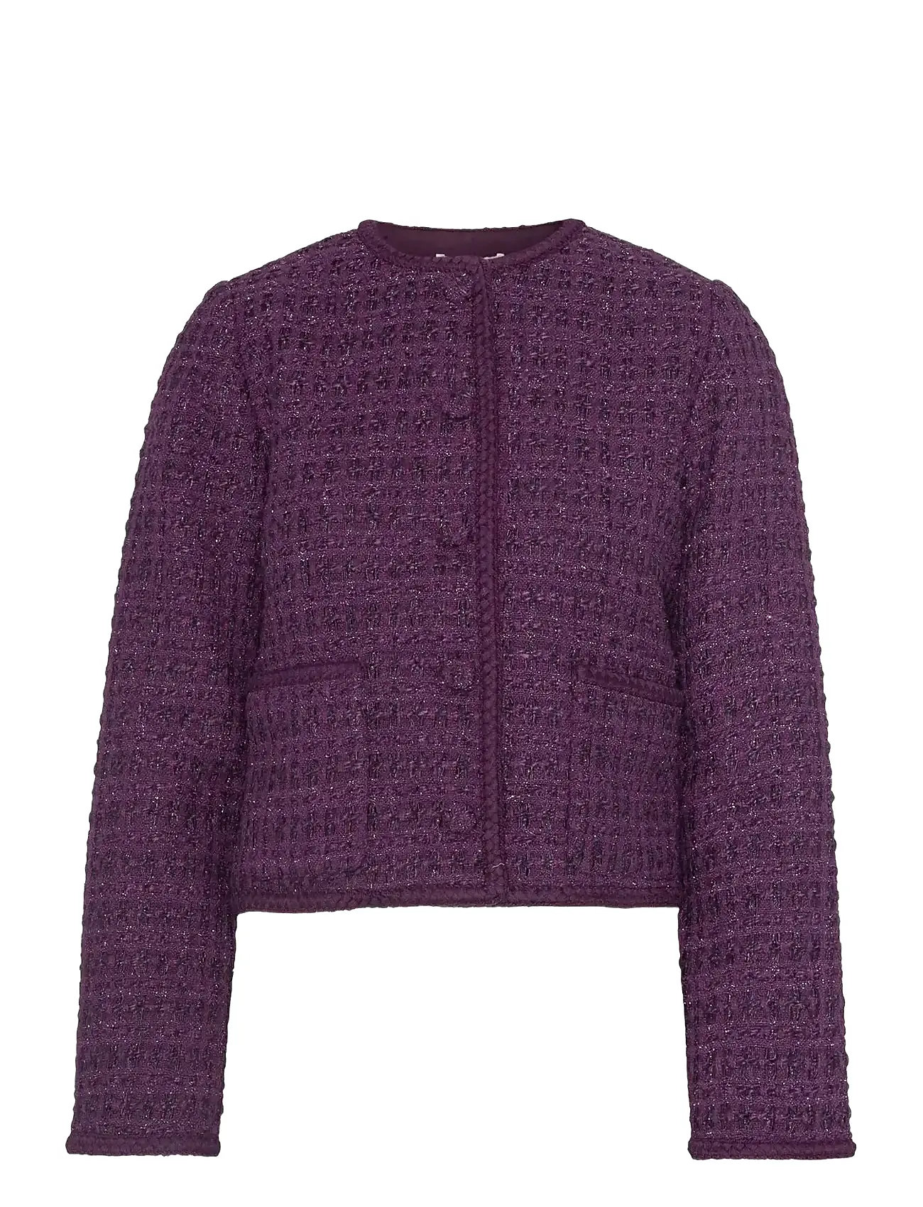 Love Lolina Lily Jacket, L, Burgundy, Blazere > Bouclé Blazere, Dame