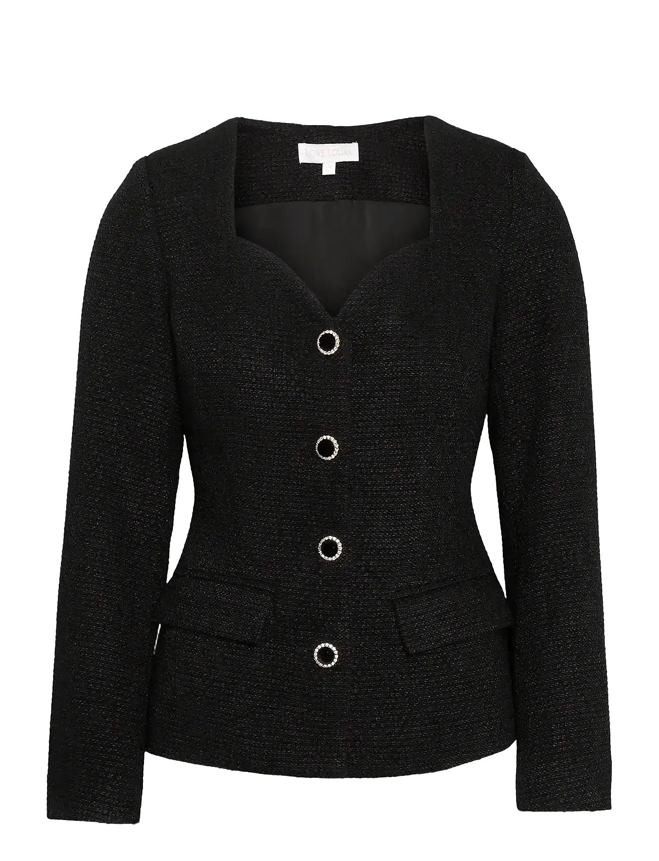 LOVE LOLINA Lilo Jacke Schwarz - L - Damen