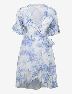 Sissy Dress - wrap dresses - blue garden