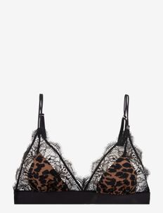 Love Lace - bras with padding - leopard