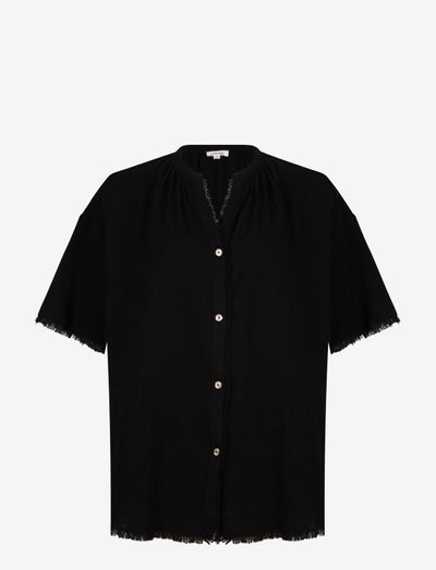 Mila - kurzärmlige hemden - black